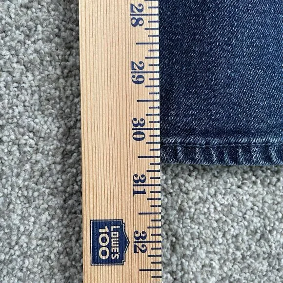 Hollister Low Rise Flare Vintage Stretch Womens Jeans Denim Dark Wash Size 14R - Picture 6 of 9